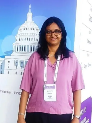 Dr. Dipanwita Banerjee at the International Papillomavirus Conference (IPVC) 2023